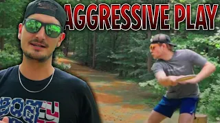 Aggressive Vs. Conservative Style Disc Golf Battle