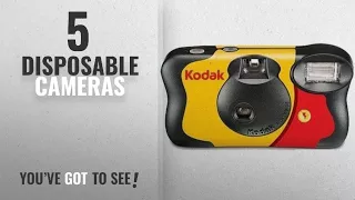 Top 10 Disposable Cameras [2018]: Kodak Single Use FunSaver Camera with Flash 27 exposures +12 free