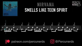 Smells Like Teen Spirit - Nirvana (Drumless + transcription)