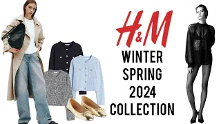 H&M NEW WOMEN'S COLLECTION WINTER SPRING 2024.HAUL.FASHION TRENDS.