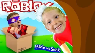 Играем в ПРЯТКИ с Миланой дома и ROBLOX или Hide and Seek Chellenge Кто Лучше всех СПРЯТАЛСЯ FFGTV