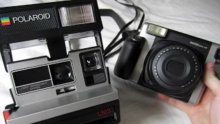 Fujifilm Instax Wide 300 and Polaroid Camera Comparison