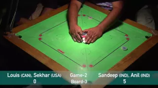 US OPEN CARROM GRAND SLAM 2016: Doubles Finals - Game 2