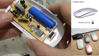 Аккумуляторная беспроводная мышка с Алиэкспресс. Что внутри мышки из Китая.