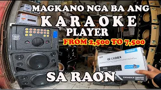 MAGKANO NGA BA ANG KARAOKE PLAYER SA RAON