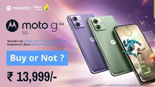 Moto G64 5G Price In India | Moto G64 5G India Launch, Buy or Not, Bank Offers, Camera, Processor