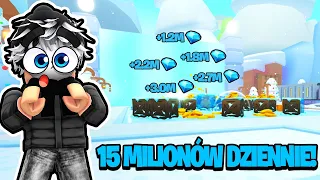 JAK ZARABIAĆ PONAD 15 MILIONÓW GEMÓW DZIENNIE W PET SIMULATOR 99! Roblox!