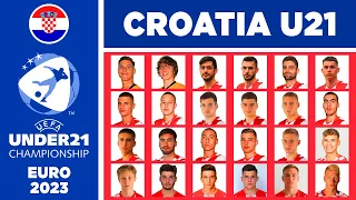 CROATIA U21 SQUAD EURO 2023 | UEFA UNDER 21 CHAMPIONSHIP GEORGIA - ROMANIA 2023