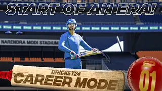 #1 Cricket 24 My Career Mode: Debut Match & Much More - The Start of an Era! - RahulRKGamer