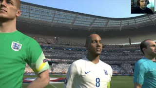 PES 2016 Euro 2016 1 матч Россия - Англия