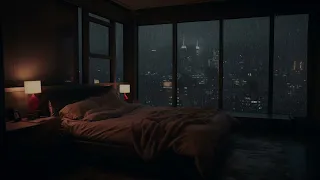 Enjoy The Sound Of Rain And Fall Asleep In A Warm Room | Soothing Ambiance for Deep Slumber
