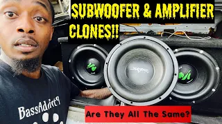 DONT BUY A SUBWOOFER UNTIL YOU SEE THIS!| Subwoofer & Amplifier CLONES!!| Buyers Be Aware!!