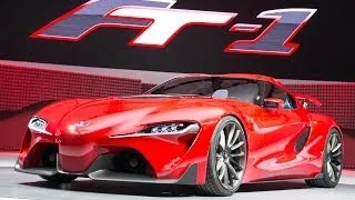 Toyota FT-1 Concept Reveal NAIAS - Detroit Motor Show