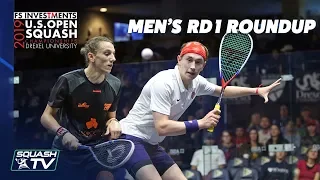 Squash: U.S. Open 2019 - Men's Rd 1 Roundup