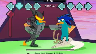 FNF Sonic.EXE Prey be like in phineas and ferb