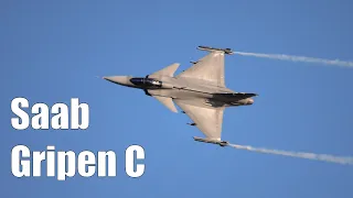 Saab Gripen C Full Airshow Display Flight - Kaivari 2021 [4K UHD]
