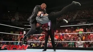 Triple H interrupts Mr. McMahon's message for Brad Maddox: Raw, August 12, 2013