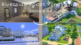 🐓 riverside roost reno 🐓 | speed-build | Whimsy Legacy EXPANDED Challenge | Gen 4 | Ep 2.5 | Sims 4