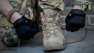 How to TIE Tactical or Hiking Boots PROPERLY!