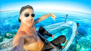 I Survived 36 Hours In A Transparent Kayak