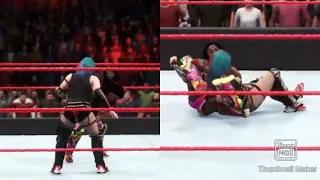 WWE 2k20 Raw Naomi vs Asuka mitb qualifying match