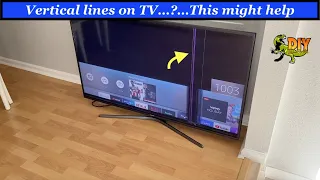 Vertical lines on TV - DIY inspect and clean