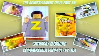 Saturday Morning Commercials 1980s Advertisement Opus 36 11-19-88