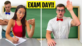 TYPES OF STUDENTS ON EXAM DAY!