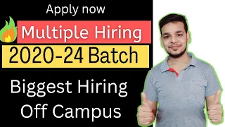 Latest Hiring | 2020 | 2021 | 2022 | 2023 | 2024 Batch | OFF Campus | Hiring Drive | New Job Update