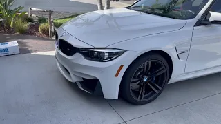 F80 M3 H&R lowering springs