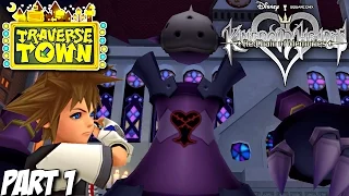 Kingdom Hearts Re: Chain of Memories Gameplay Walkthrough Part 1 - Traverse Town - PS3