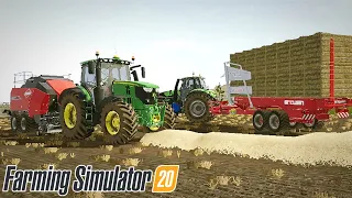 ★NOWE NABYTKI★ Prasowanie I Zbieranie Bel. Farming Simulator 20 [FS 20] #144 Let's Play