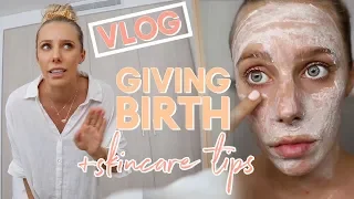 GIVING BIRTH! How I Really Feel About Labour // SKIN TIPS Facial For Acne