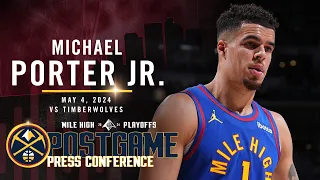 Michael Porter Jr. Full Post Game Two Press Conference vs. Timberwolves 🎙