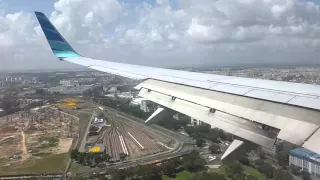 Garuda Indonesia Boeing 737-800 GA832 Landing at Singapore