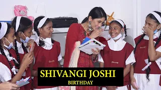 Actress Shivangi Joshi Celibate Her Birthday With Khushi NGO Kids