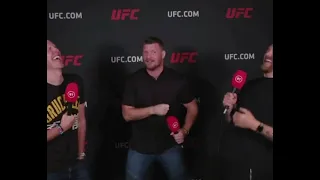 Michael Bisping Joking Around With Fake Eye👁