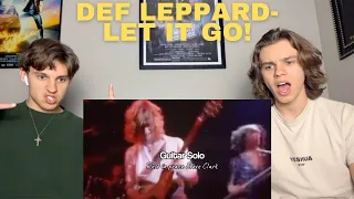 Twins React To Def Leppard- Let It Go!!!!