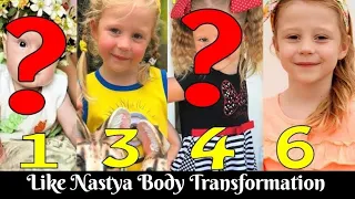 Like Nastya Transformation From Age 1 To 6 Years Old | InfoDoc