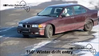 Drift Maniiac 360 ° Drift entry on snow ice