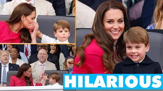 Prince Louis STEALS SHOW AGAIN! He Was Spotted Pulling HILARIOUS FACES At His Mother, Kate