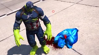 Blue Hulk Vs Captain America-Hulk Epic Battle | Redux Mango