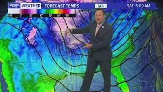 Weather: Brief Warm Up Thursday Before Two Cold Fronts