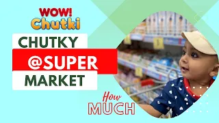 Little girl Goes Grocery Shopping for the First Time! || Chutki Adding some random items To Cart