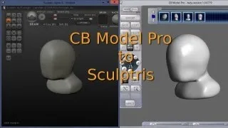 Cb model pro to Sculptris ( free sculpting / modeling app.)