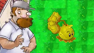 What happens when different plants hybrid? - HARD MODE MOD. PVZ Funny moments #944