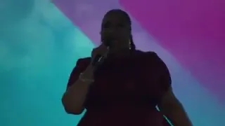 Kierra Sheard - "Living he loved me" in Memphis, TN At The Pastor Donnie McClurkin Tribute