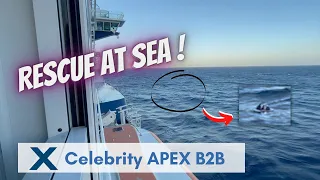 Rescue at Sea! Exclusive footage from the Celebrity APEX! #rescue #cruise