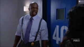 Terry Jeffords interrogates a prisoner