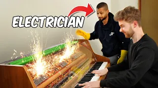 Hiring electricians to fix my ”electric piano”